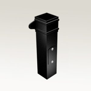 Heritage Range Cast Collar Square and Rectangular Rainwater Access Pipe