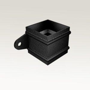 Heritage Range Cast Collar Square and Rectangular Rainwater Pipe Collar with Ears